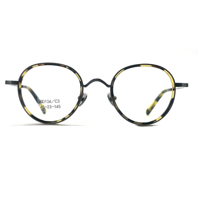 BD104 Vintage-Full-frame Ацетатные металлические рамы - Style Fashion Frame