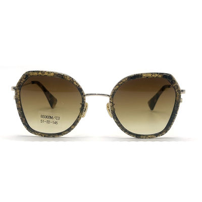 Хорошая цена BS002M Очки из ацетатного металла с многоугольной формой глаз онлайн